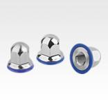 Hatlapú anyák, nemesacél, tömítőgyűrűvel Hygienic DESIGN kivitelben
