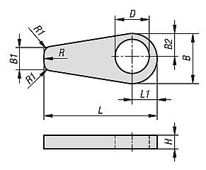 Excenteres szorító excenteres rögzítőmodulokhoz
