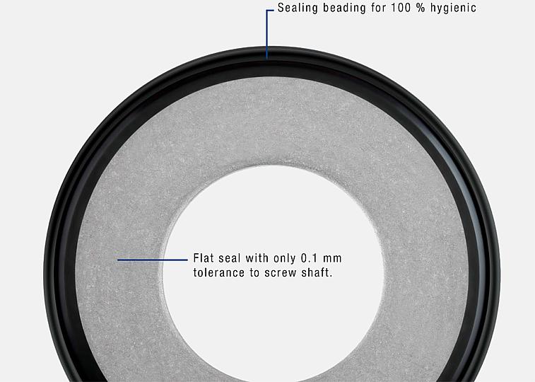 Hygienic USIT® Freudenberg Sealing Technologies – tömítőperem a 100%-ban higiénikus tömítés érdekében